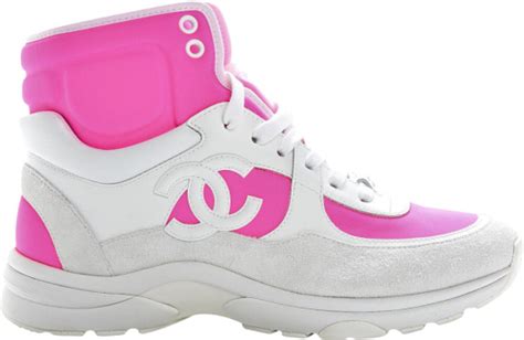 chanel pink flat shoes|chanel sneakers high top.